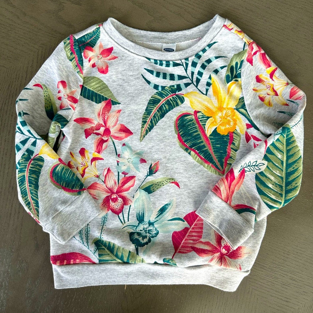 3/$15~ Old Navy girls 3T sweatshirt